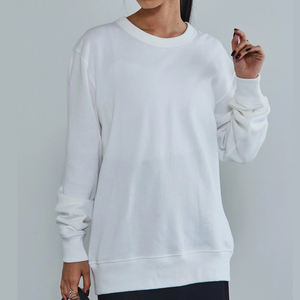 Sudaderas de Mujer de Alta Calidad OEM, Último Modelo Holgado, Sudadera con Logotipo Personalizado Estampado para Mujer, Precio Económico, Tendencia - Product Image 5