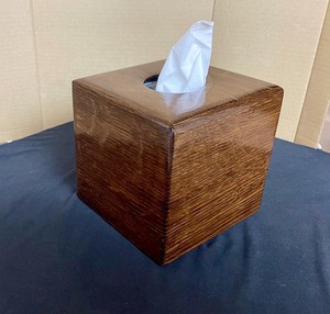 Boîte à mouchoirs en bois de bambou Porte-serviettes écologique Étui fait à la main pour table à manger et restaurant - Product Image 2