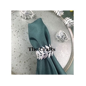 Aluminium Silver Color Napkin <b>Ring</b> Classic Design Tissue <b>Rings</b> Holder For Events Party And Restaurant Use - Product Image 1