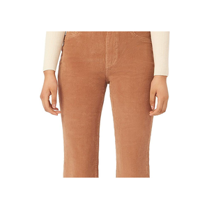 กางเกงยีนส์ทรงบูทคัทเอวสูงรุ่น DL1961 Bridget สีน้ำตาลเท็ดดี้โทเป้ สไตล์ลำลองผ้าคอร์ดูรอย - Product Image 2