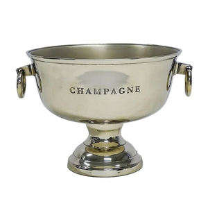 Enfriador de vino con mango de aluminio de anillo sólido, enfriador de vino y champán, centro de mesa decorativo, bañera de bebidas heladas - Product Image 1