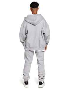 Nouveautés : Ensemble de survêtement sport pour homme de haute qualité, tissu polyester/coton 360g, prêt pour l'hiver - Product Image 4