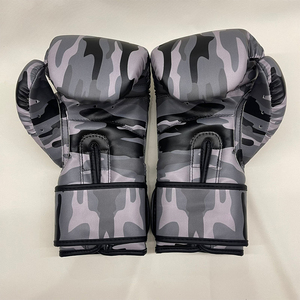Gants de boxe professionnels en cuir de vachette de 16 oz Stretch Nouvelle tendance Tailles de sublimation 12oz 14oz pour Kickboxing Arts martiaux - Product Image 3