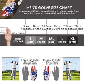 Nouveau dernier Style hommes et femmes utiliser des gants de golf 100% cuir de chèvre Offre Spéciale Logo personnalisé respirant gants de sport de plein air - Product Image 6