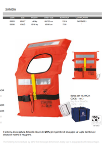 Giubbotto di salvataggio intrinseco SAMOA 150N per adulti e bambini sport acquatici giubbotto di salvataggio per adulti - Product Image 2