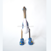 Figurine de canard en bambou faite à la main, Art déco, Art moderne, Artisanat décoratif de luxe écologique unique, Options personnalisables, Décoration intérieure