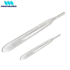 Mango de bisturí quirúrgico de alta calidad Cuchillo manual de acero inoxidable de un buen vendedor Haga su propio mango de bisturí quirúrgico - Product Image 3