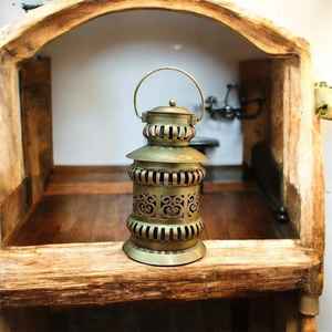 Lanternes rustiques en bois et fer noir - Product Image 6