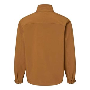 เสื้อแจ็คเก็ตซอฟต์เชลล์ผู้ชาย คุณภาพสูง ระบายอากาศได้ดี ผ้าแคนวาส คอตั้ง ใส่สบาย ทันสมัย เหมาะสำหรับกิจกรรมกลางแจ้ง ฤดูหนาว สไตล์ไฮสตรีท เคลือบด้านหน้า - Product Image 5