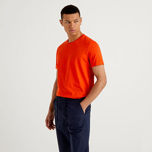 T-shirts décontractés pour hommes en gros, 100% coton, logo personnalisé, manches courtes, col rond, séchage rapide, motif imprimé, t-shirt pour homme - Product Image 6