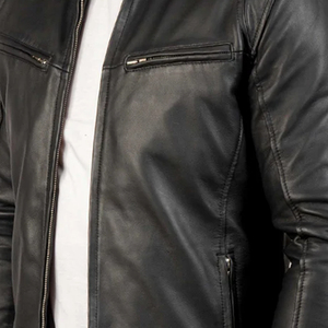 Fully Customized Genuine Cowhide Buffalo <b>Men</b> <b>Leather</b> <b>Jackets</b> Made in Sialkot Pakistan - Product Image 6