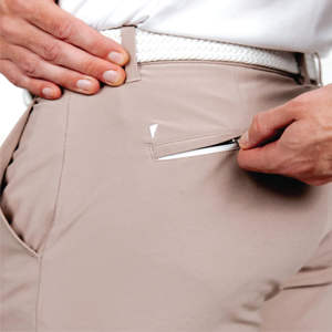 Venta al por mayor pantalones con 5 bolsillos personalizados coloridos pantalones de golf para hombres - Product Image 5