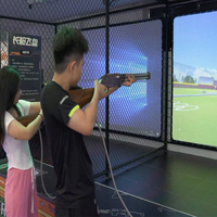 Sistema de Simulador de Tiro Interactivo Profesional Personalizado al por Mayor para Entrenamiento Deportivo en Interiores y Salas de Juego