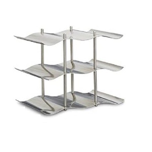 Estante de vidrio de Metal personalizado para boda, estantes de almacenamiento para cócteles y refrescos, expositor para jugo de caña de supermercado, venta al por mayor - Product Image 5