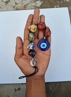 7 Chakra Tumbled Evil Eye Car Hanging Seven Chakra Crystal Evil Eye Wall Hanging Car Hanging Protection Productos espirituales