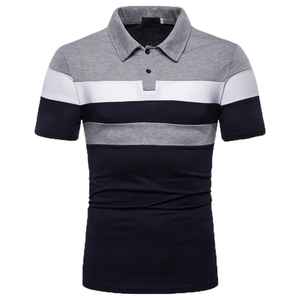 Polos deportivos de algodón y poliéster personalizados para hombre, estampados con insignia de logotipo personalizado, polos de sudor personalizados con logotipo bordado - Product Image 2