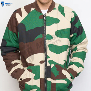 แจ็กเก็ตมีฉนวนกันลมระบายอากาศได้ดีเป็นมิตรกับสิ่งแวดล้อมลายพรางต้นไม้จริง OEM ออกแบบได้เองสำหรับผู้ชายเสื้อล่าสัตว์โลโก้ด้านหน้า - Product Image 5