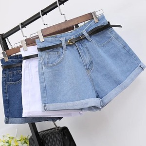 2025 nouveau été jean Shorts pour femmes décontracté lavé femmes Shorts Premium personnalisé élégant Denim Shorts - Product Image 1