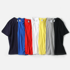 Camiseta Unisex de Manga Corta de 200G, Poliéster/Algodón, Anti-Pilling, Lisa, para Impresión por Transferencia de Calor, Logotipo Bordado Personalizable para Hombre - Product Image 1