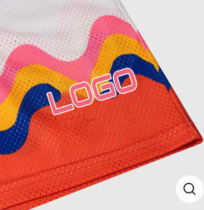 Prix de gros 2023 Sublimation été personnalité tendance hommes Shorts Logo personnalisé unisexe séchage rapide respirant court - Product Image 4