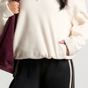 Sudadera de Mujer con Cuello Alto y Media Cremallera, Diseño Urbano Moderno, con Logotipo Personalizado y Mangas Completas, Precio de Fábrica para Compradores - Product Image 2