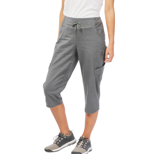 กางเกงออกกำลังกายผู้หญิง ผ้าสเตรช น้ำหนักเบา ทรงแคปรี สำหรับฝึกซ้อม กีฬา แอคทีฟ ผลิตตามสั่ง - Product Image 1