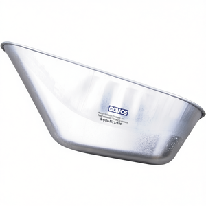 Bac de brouette perforé galvanisé MBA 90L pour béton et fournitures de jardinage - Product Image 3