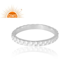 Nuevo diseño de tendencia, anillo de banda de Plata de Ley 925 para mujer, joyería de diseño personalizado para mujer, regalo para ella. - Product Image 4