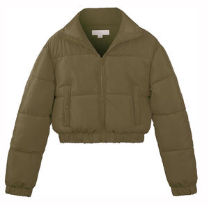 2024 nouveau Logo personnalisé de haute qualité dame manteau femmes doudoune avec bulle haut court doublure en Nylon matelassé - Product Image 2