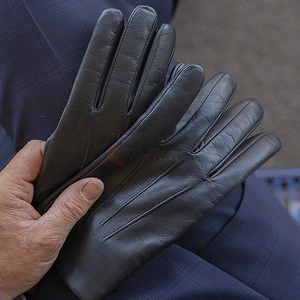 Guantes de cuero Guantes de ciclismo finos a prueba de viento para hombres y mujeres Uso diario al aire libre Fabricante - Product Image 4