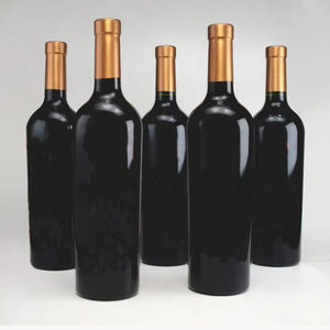 Bouteille en verre de vin de <span class=keywords><strong>Bordeaux</strong></span> vert antique de haute qualité recyclable OEM de 750ml avec bouche en liège - Product Image 2