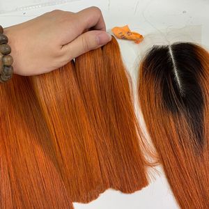 Brun Ombre HD Lace Front Perruque 100% Vietnam Cheveux Humains Os Style Droite Vente Chaude 100% Vierge Lace Front Perruques Couleur Noire - Product Image 4