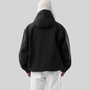 <b>Winter</b> Hooded Stand Collar Lightweight Full Zip <b>Running</b> Workout Windbreaker <b>Jacket</b> Breathable Sun Protection Quick Dry - Product Image 4