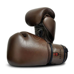 ถุงมือมวยหนังสำหรับฝึกชกมวยถุงมือฝึกกีฬาแบบผูกเชือก - Product Image 4