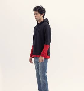 เสื้อมีฮู้ดแขนยาวสำหรับผู้ชายเสื้อผ้าแนวสตรีทสวมใส่สบายสไตล์ใหม่ - Product Image 2