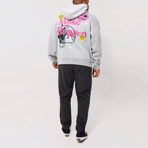 Sudadera con Capucha Personalizada para Hombre, al por Mayor, ODM, de Peso Pesado, con Logotipo Personalizado, Nuevo Diseño Estampado con Capucha - Product Image 4