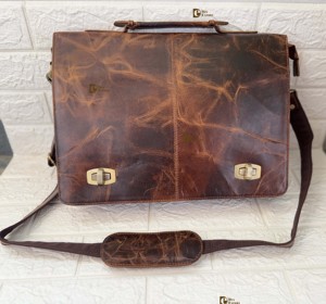 กระเป๋าหนังสะพายไหล่อเนกประสงค์สำหรับสำนักงาน, ความจุเยอะ - Product Image 1