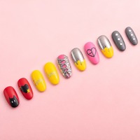 Ongles 100% faits à la main, moins chers en gros, commande en gros, designs variés, ODM personnalisable, faux ongles durables, livraison internationale