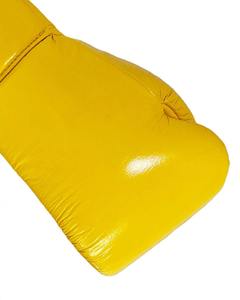 Vente en gros gants de boxe noirs de haute qualité de 12oz gants de boxe professionnels adultes à lacets en cuir gagnant logo personnalisé - Product Image 2