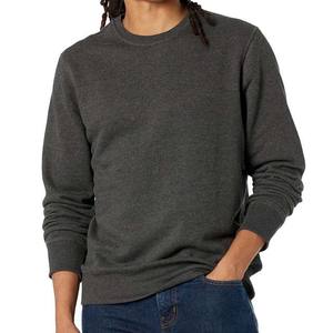Premium Quality Customized Men's <b>Sweatshirts</b> Latest Design Solid Color Pullover Hoodies Winter Low MOQ 100% Cotton <b>Fleece</b> - Product Image 5