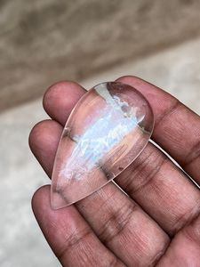 ลูกแพร์บุษราคัมธรรมชาติตัดด้วยรุ้งชิลเลอร์สำหรับทำเครื่องประดับ - Product Image 2