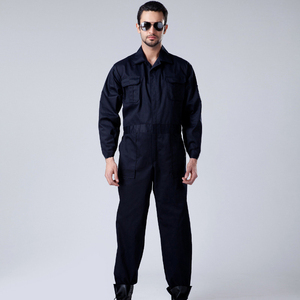 Mono de trabajo de soldadura de poliéster Totalmente personalizado con logotipo bordado de tela gruesa de diseño ignífugo reflectante - Product Image 5