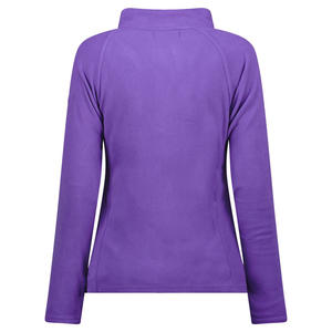 Vêtements de sport lourds pour femmes, veste polaire de luxe, veste à fermeture éclair respirante et douce avec logo personnalisé, vente en gros - Product Image 3