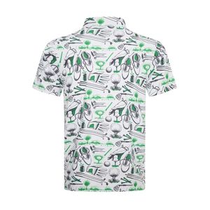 Maillot de golf personnalisé pour homme et unisexe, respirant, compressé, imprimé par sublimation, décontracté, séchage rapide, en gros - Product Image 4