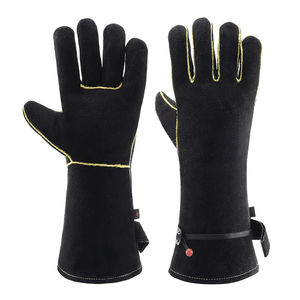 New Arrival custom OEM Service Premium Leather <b>Welding</b> <b>Gloves</b> New Arrival Heat Resistance Design Reasonable Safety <b>Gloves</b> - Product Image 3