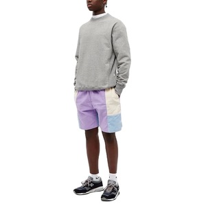 Vente chaude hommes été entraînement Shorts 100% coton Fitness course Shorts avec taille élastique genou longueur poche pour hommes - Product Image 4