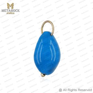 Solide 14k jaune or émail coquille pendentif pavé diamant coquille bijoux unisexe cadeau fait à la main nouveau concepteur pendentif cauri coquille - Product Image 3