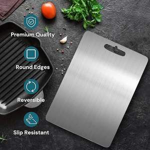 Planche à fromage en marbre de cuisine et de table de vente chaude planche à fromage de style classique de couleur blanche et bloc à découper en acier inoxydable - Product Image 1