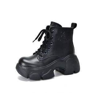 รองเท้าบูทหนังผู้หญิงทรงสูงระดับเข่า ส้นหนา มีซิปด้านข้าง รองเท้าบูทแฟชั่นทรงสูงสำหรับผู้หญิง รองเท้าบูทยาวเหนือเข่าแบบยืดได้สำหรับผู้หญิง - Product Image 4