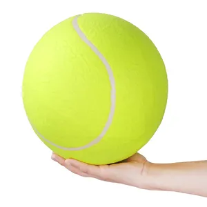 Benutzer definiertes Logo Big Size Tennis spieler Signature 9,5 Zoll Aufgeblasener Tennisball mit verschiedenen Farben